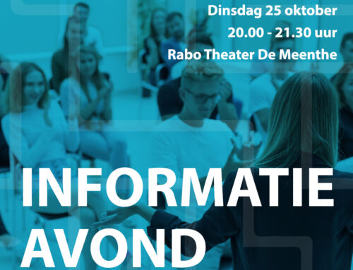 Uitnodiging informatieavond 25 oktober in Rabo Theater De Meenthe